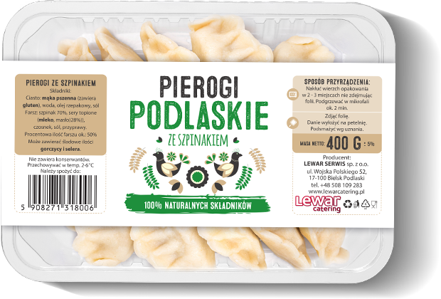 pierogi_podlaskie szpinak Pierogi podlaskie ze szpinakiem 400g